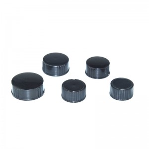 Plastic cap and phenolic cap